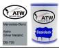 Preview: Mercedes-Benz, Astro Silver Metallic, DB-735: 500ml Lackdose, von ATW Autoteile West.